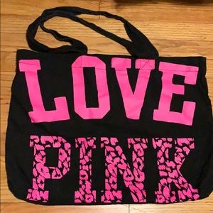 Pink travel bag